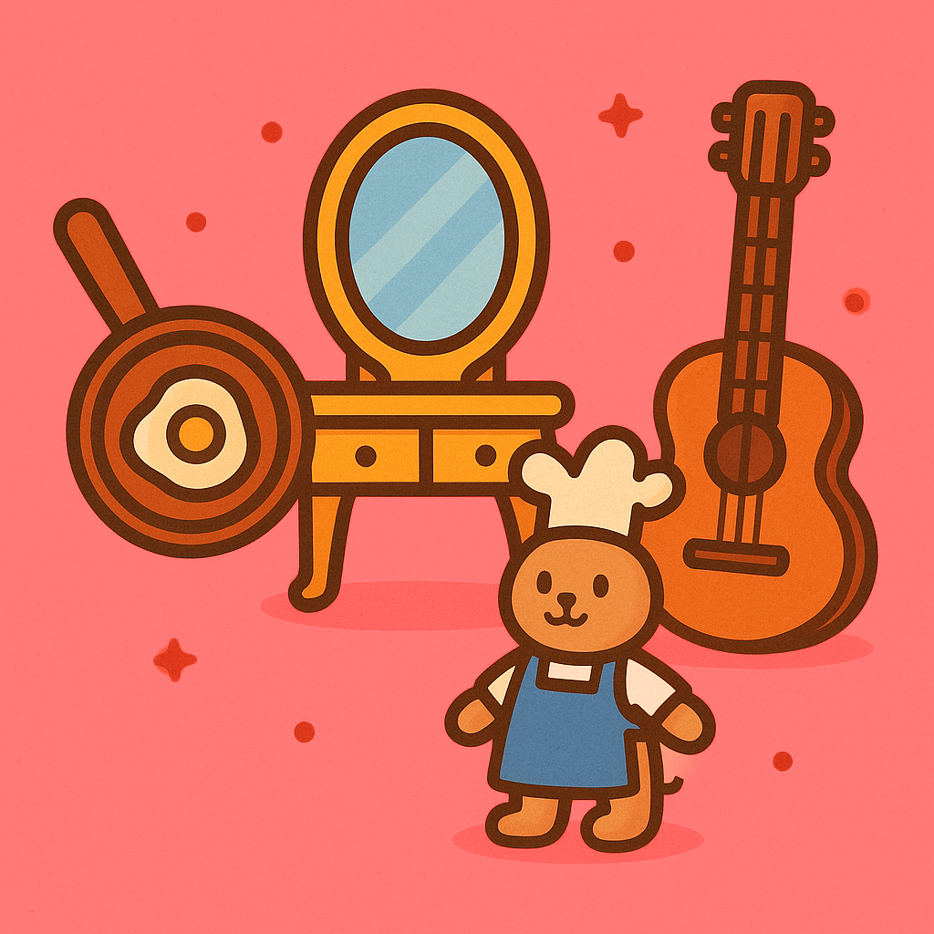 نقش افرینی و موسیقی و اتاق خواب