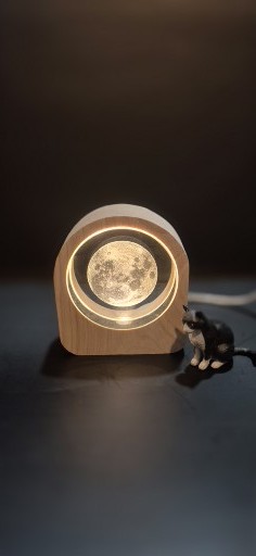 چراغ خواب شیشه 3D